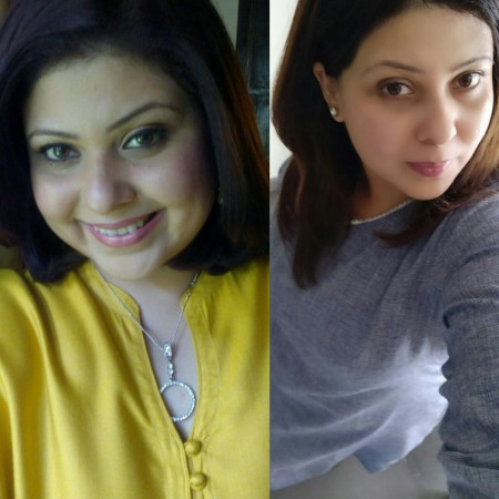 Food Therapist Dr. Ria Banerjee Ankola before and after shedding pounds Food Therapist Dr. Ria Banerjee Ankola