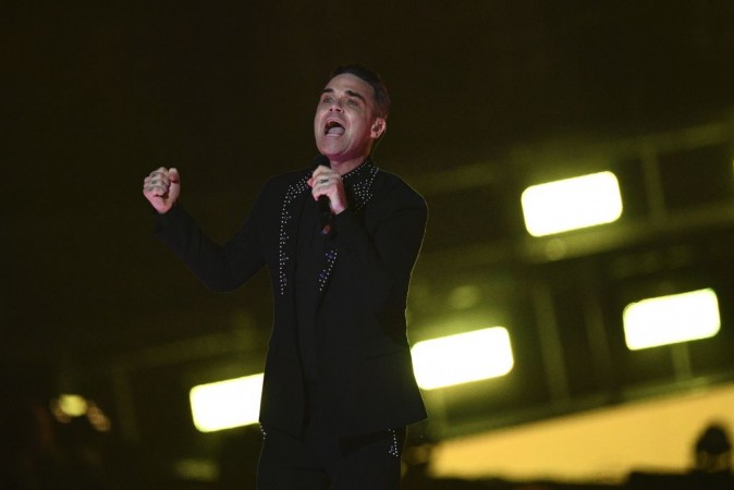 File photo of British singer Robbie Williams. Robbie Williams