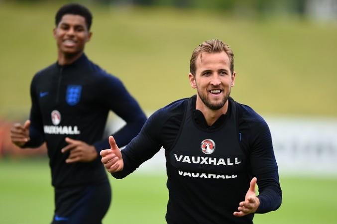 Harry Kane needs to show he can handle the pressure of captaining his country and continue his tremendous goalscoring form if England are to finally do well in a major tournament Marcus Rashford Harry Kane England