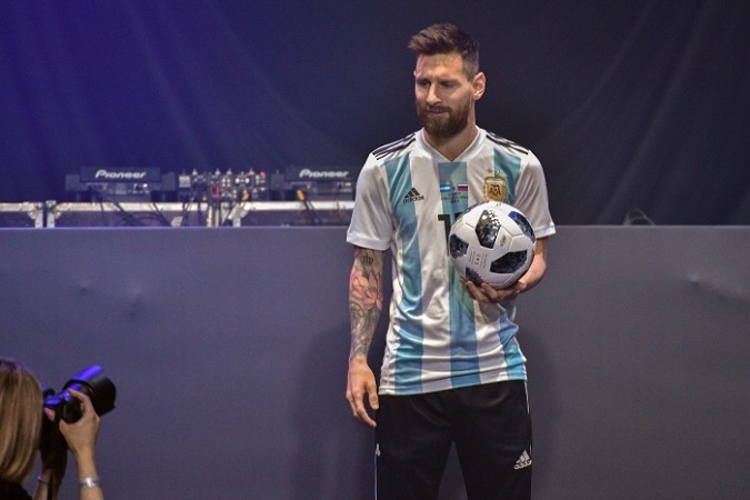 That ball could turn golden at the end of the World Cup Lionel Messi World Cup 2018 ball