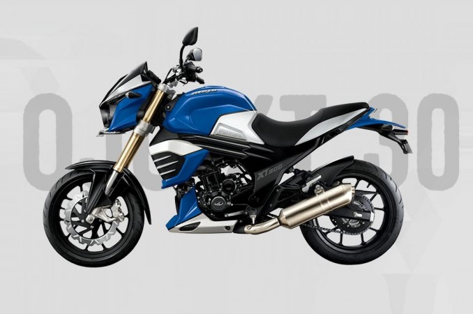 Mahindra Mojo XT300 in new Ocean Blue shade Mahindra Mojo XT300