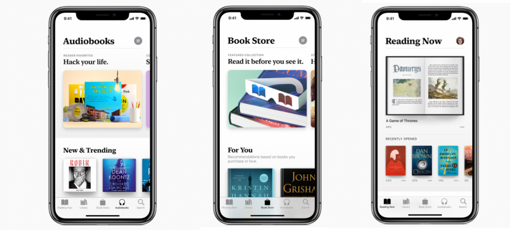 The new Apple Book comes with several new features including Audiobooks, The Library, Reading Now and more. Apple Books, iBooks, Reading Now, The Book Store