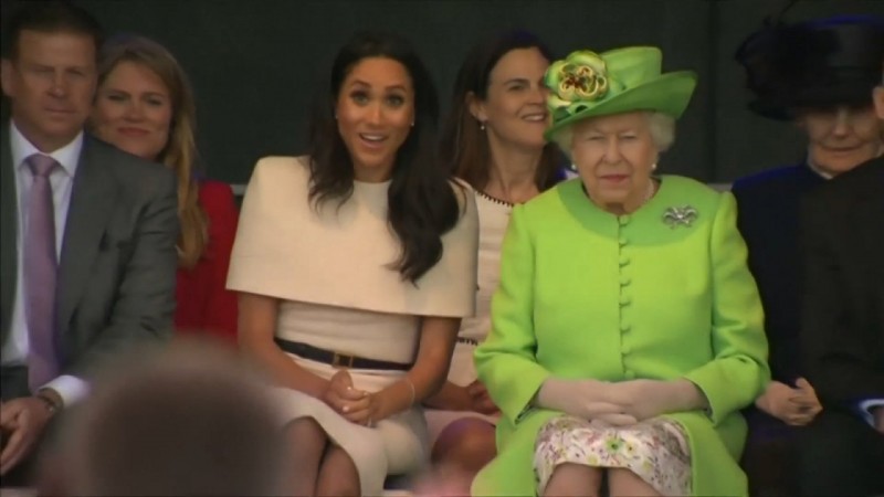 Meghan Markle And Queen Elizabeth Visit Cheshire Together On First Joint Trip