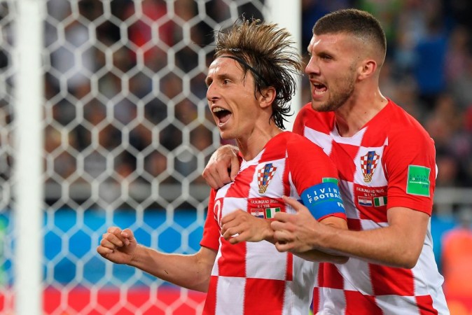 Luka Modric scored from the spot in Croatia's World Cup opener on Sunday. Luka Modric