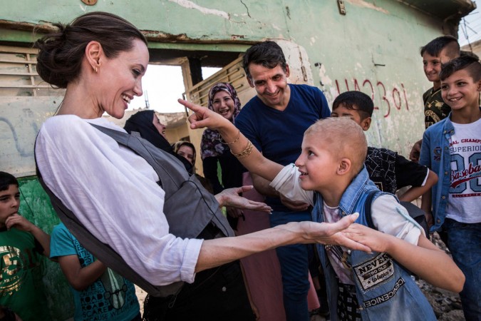 UNHCR Special Envoy Angelina Jolie in Mosul UNHCR Special Envoy Angelina Jolie in Mosul