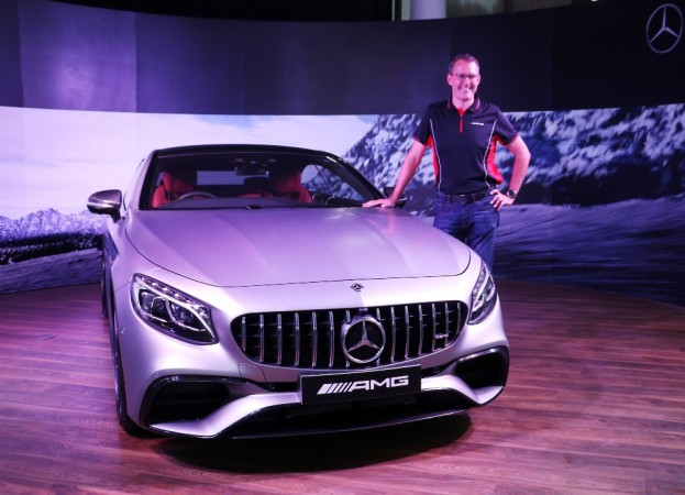 Michael Jopp, VP Sales and Marketing, Mercedes-Benz India with the AMG S 63 Coupe Mercedes-AMG S 63 Coupe