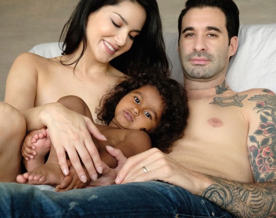 Sunny Leone, daughter Nisha Kaur, husband Daniel Weber Sunny Leone, Daughter Nisha Kaur, husband Daniel Weber