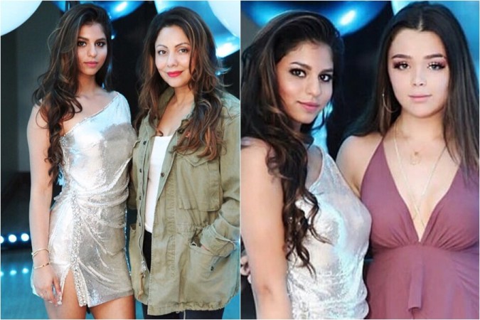 Suhana Khan with mother Gauri Khan Suhana Khan