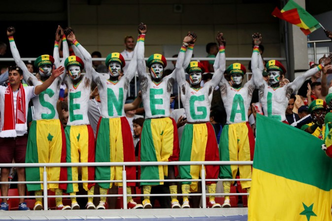 Senegal fans at Fifa World Cup 2018. Senegal fans at Fifa World Cup