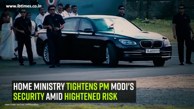 Home ministry tightens PM modi's security amid hightened risk