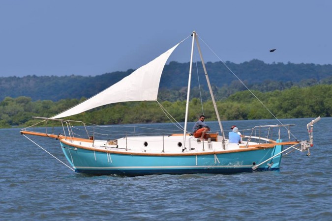 Thuriya, the boat being used by Crd. Abhilash Tomy Thuriya, the boat being used by Crd. Abhilash Tomy