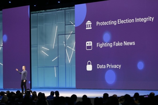 Facebook CEO Mark Zuckerberg speaks at Facebook Inc's annual F8 developers conference in San Jose Facebook CEO Mark Zuckerberg speaks at Facebook Inc's annual F8 developers conference in San Jose