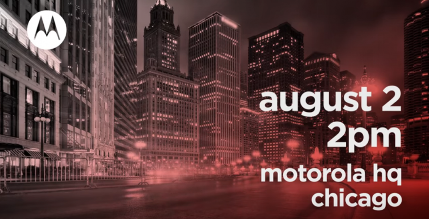 Motorola is schedule to host product launch event at its Chicago HQ on August 2, 2018. Motorola, August, 2018, product, launch, event
