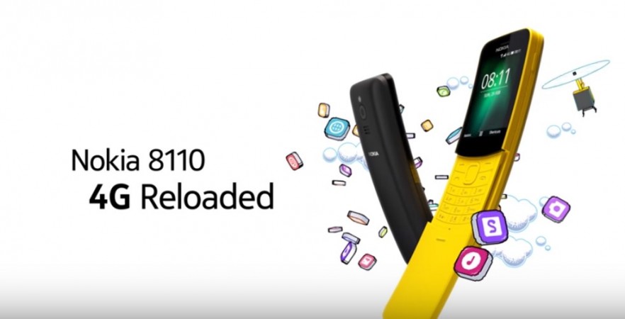 The Nokia 8110 4G, the Alcatel OneTouch Go Flip, and the <a href= Nokia 8110 4G