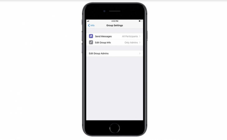 One of WhatsApp's new features allows group admins to select between 'Only Admins' and 'All Participants' to control the circulation of spam and fake news on the app. WhatsApp, Group, Admin, chat, Description, feature