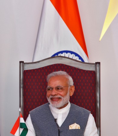 India's Prime Minister Narendra Modi attends an exchange of agreements event after the India-Russia Annual Summit in Benaulim, in the western state of Goa, India, October 15, 2016. India's Prime Minister Narendra Modi