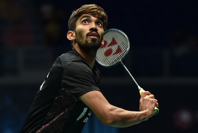 File photo of Indian shuttler Kidambi Srikanth. Kidambi Srikanth