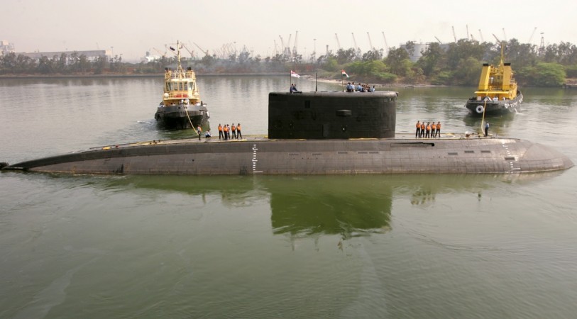 The Indian Navy's Sindhurakshak submarine is seen in Visakhapatnam February 13, 2006. The Adani Group has entered the fray for the mega submarines project under the strategic partnership model with a last-minute bid. INS Sindhurakshak in Visakhapatnam