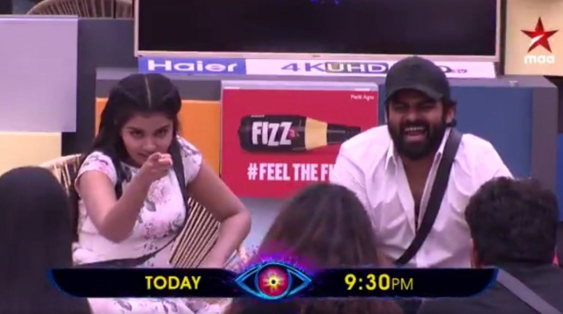 Sai Dharam Tej and Anupama Parameswaran on Bigg Boss Telugu 2 Sai Dharam Tej and Anupama Parameswaran on Bigg Boss Telugu 2
