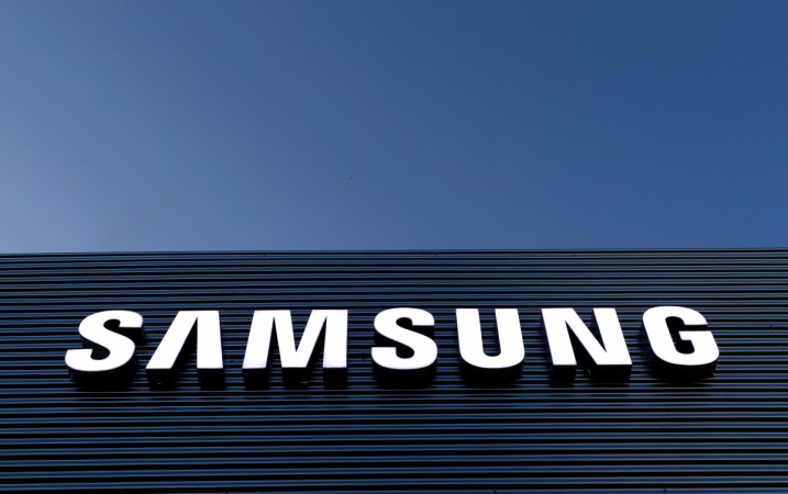 The logo of Samsung is seen on a building during the Mobile World Congress in Barcelona, Spain The logo of Samsung is seen on a building