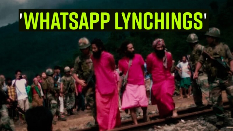 Three sadhus rescued from lynching in Assam Three sadhus rescued from lynching in Assam