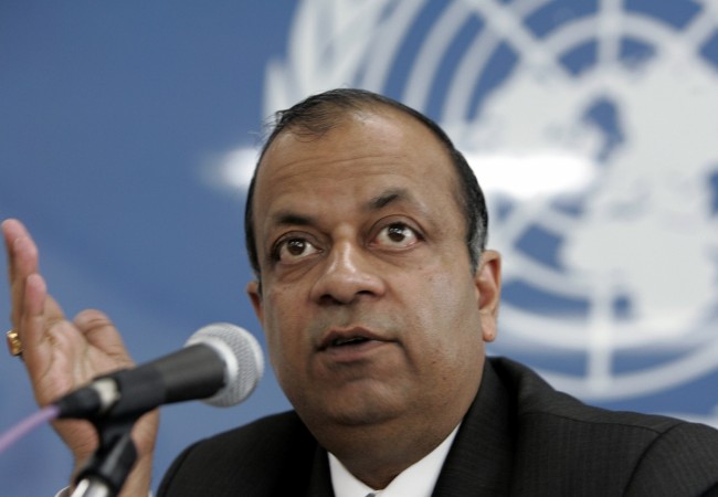 Atul Khare speaks during a news conference in Jakarta Atul Khare speaks during a news conference in Jakarta