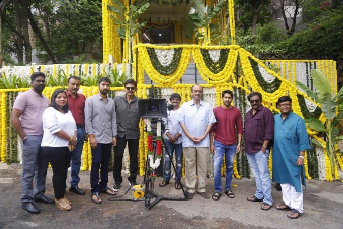 Venkatesh and Naga Chaitanya's multi-starrer film launch Venkatesh and Naga Chaitanya's multi-starrer film launch