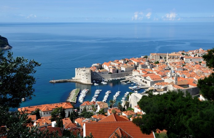The medieval port of Dubrovnik on Croatia's Adriatic coast Croatia