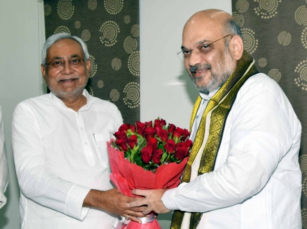Amit Shah and Nitish Kumar amit shah