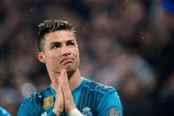 Cristiano Ronaldo while playing for Real Madrid at Allianz Stadium, Turin, Italy - April 3, 2018 Cristiano Ronaldo