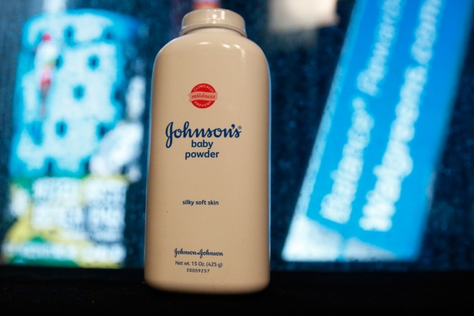 A bottle of Johnson and Johnson Baby Powder is seen in a photo illustration taken in New York A bottle of Johnson and Johnson Baby Powder is seen in a photo illustration taken in New York