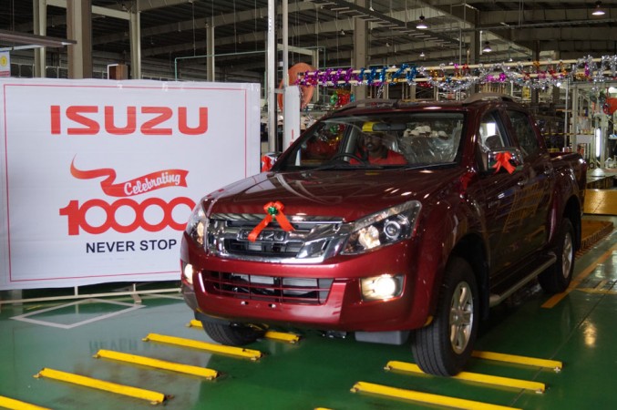 Isuzu D-Max V-Cross coming out of production line of SriCity plant Isuzu D-Max V-Cross