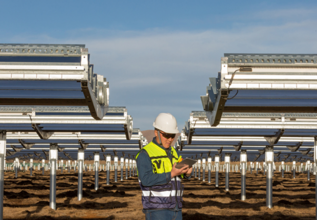 A photovoltaic facility in Sichuan province, China contributes to Apple's 100 percent clean energy profile. Apple, green technology, clean energy fund, China