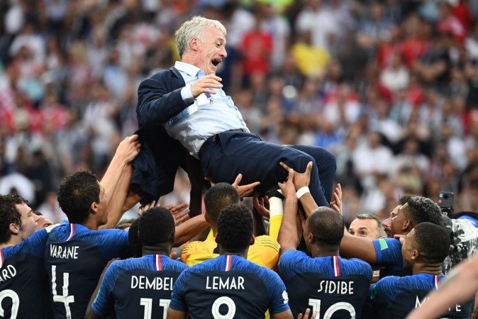 Deschamps' French side was the third youngest after England and Nigeria at Fifa World Cup 2018. Didider Deschamps