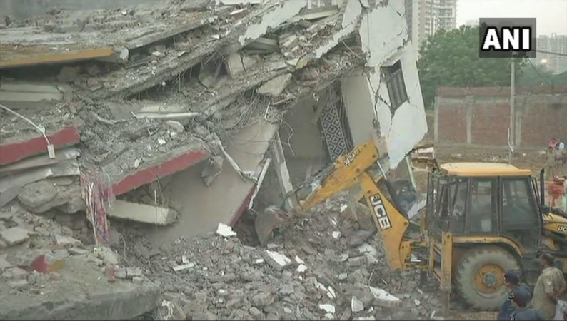 Noida building collapse Noida building collapse