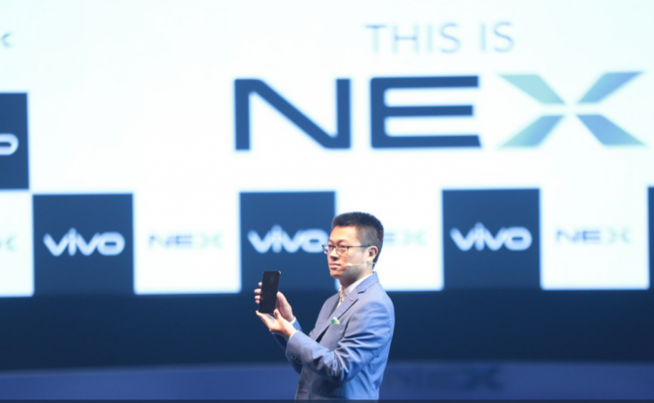 Jerome Chen (CMO, Vivo India) at Vivo NEX India launch event in New Delhi on 19 July, 2018. Vivo Nex, India, launch, price