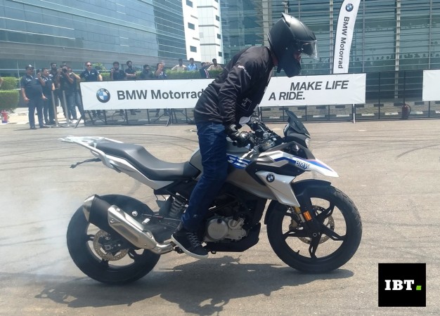 Experts doing stunts astride the BMW G 310 GS BMW G 310 GS