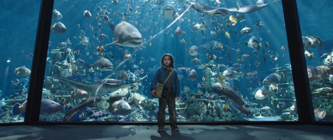 A moment from Jason Momoa's Aquaman trailer. Aquaman