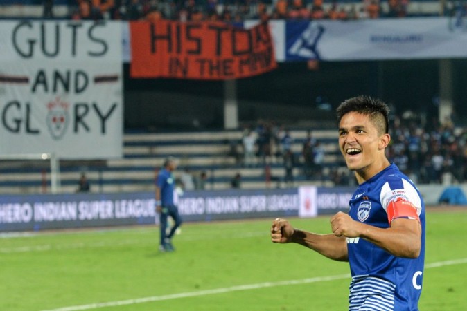Bengaluru FC captain Sunil Chhetri Bengaluru FC captain Sunil Chhetri