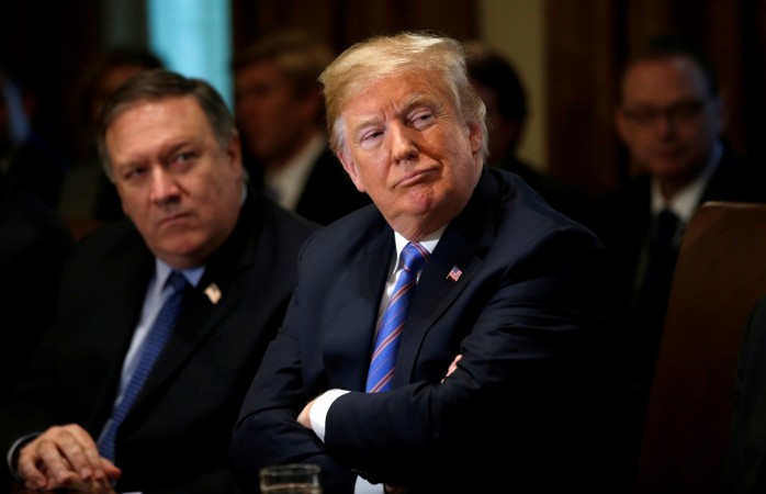 Mike Pompeo and Donald Trump mike pompeo