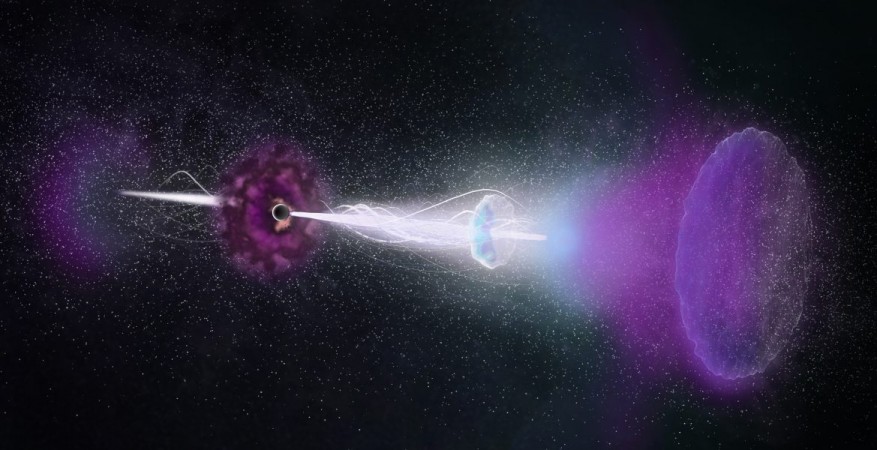 Artist impression of the Gamma Ray Burst