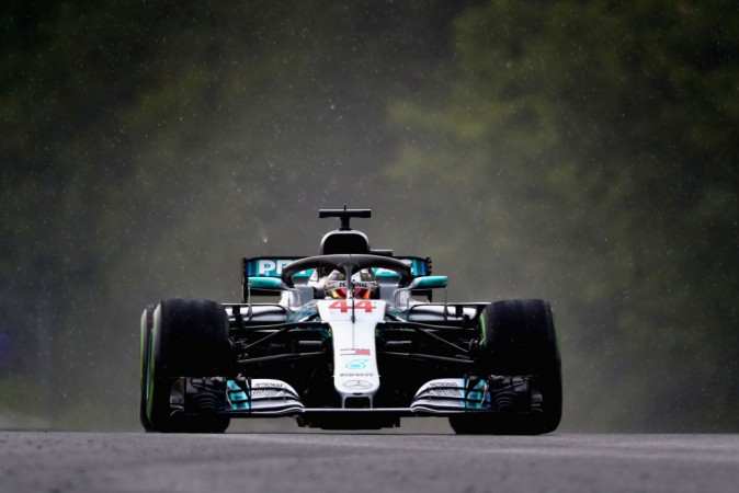 Lewis Hamilton of Mercedes AMG Petronas F1 Team during qualifying for the Formula One Grand Prix of Hungary 2018 Lewis Hamilton