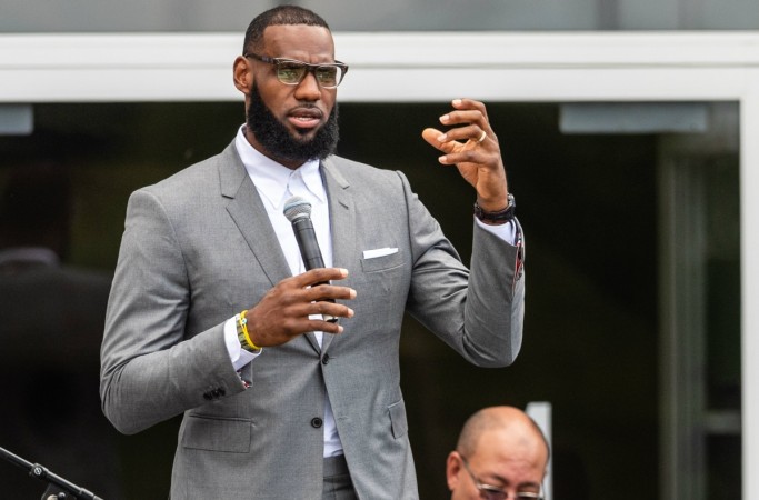 File photo of NBA star LeBron James. LeBron James