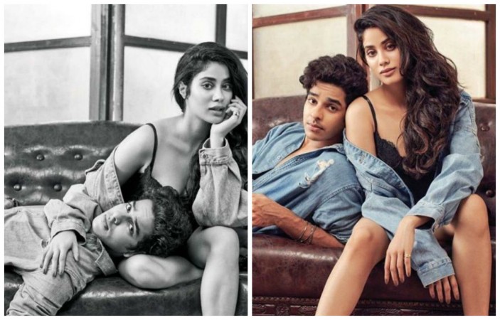 Janhvi Kapoor and Ishaan Khatter's steamy photoshoot Janhvi Kapoor and Ishaan Khatter's steamy photoshoot