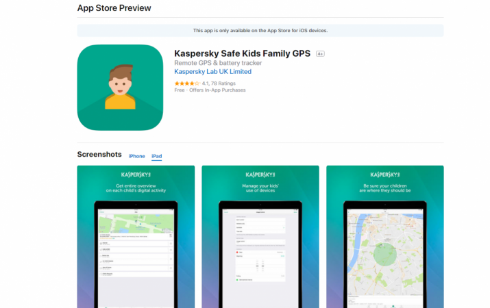 Kaspersky SafeKids: Parental Control & Family GPS , kids safety, mobile app