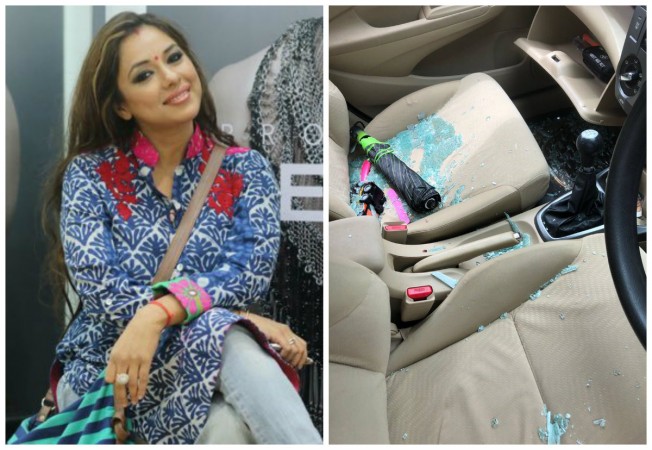 Rupali Ganguly attacked by bikers Rupali Ganguly attacked by bikers
