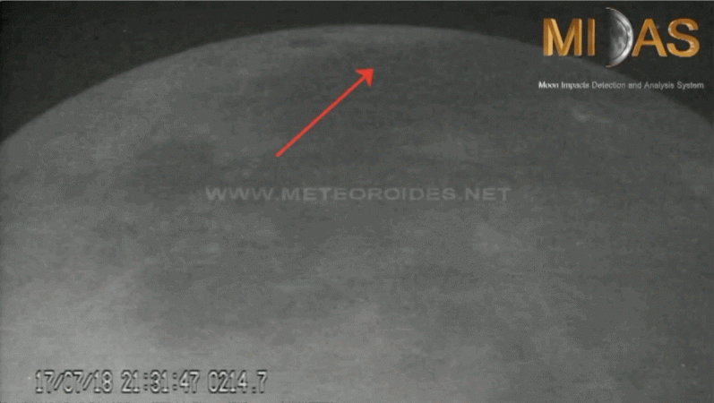 the Moon got hit by two meteors last month Moon Meteor strike