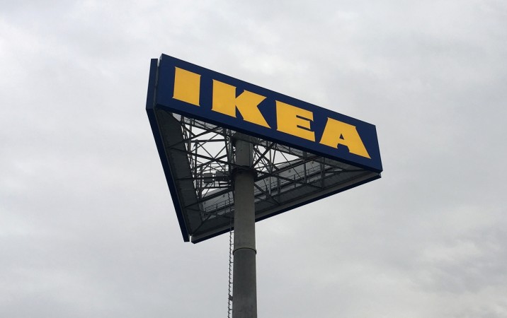 IKEA sign above the newly launched store in Hyderabad Ikea hyderabad