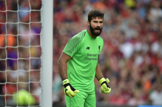 Alisson Becker playing for Liverpool Alisson Becker