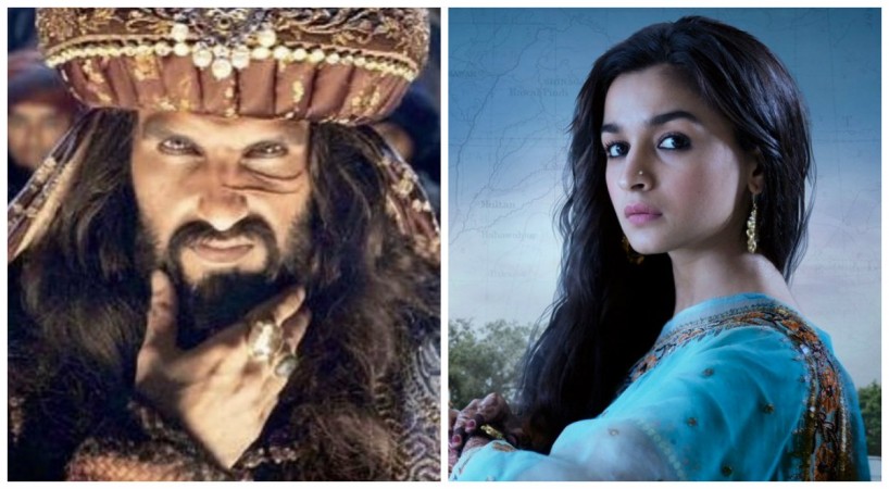 Ranveer Singh in Padmaavat and Alia Bhatt in Raazi Ranveer Singh in Padmaavat and Alia Bhatt in Raazi